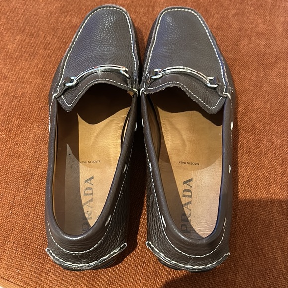 Men’s Prada Loafers in brown deerskin - UKSize 11.5 - Picture 6 of 7